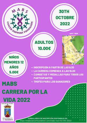 Cartel Ayuntamiento MABS Race for LIFE 2022