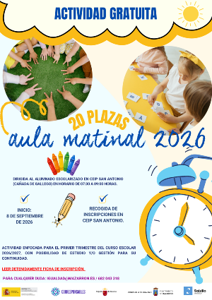 CARTEL AULA MATINAL 2026