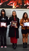 Hajar El Llamdoui, Ángela Cañas Castillo y María Sánchez Moreno se hacen con el primer, segundo y tercer premio del certamen de dibujo y pintura ‘Domingo Valdivieso’