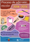 ABIERTO EL PROCESO DE ADMISIÓN ESCOLAR PARA EL CURSO 2014 - 2015