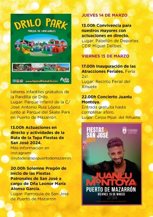 FIESTAS SAN JOSE 2024. Folleto A5-03