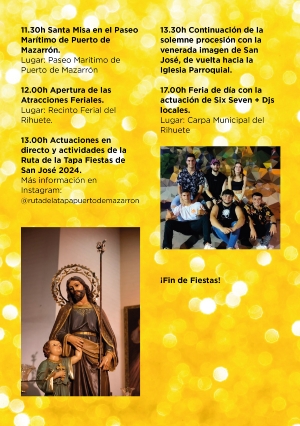 FIESTAS SAN JOSE 2024. Folleto A5-07