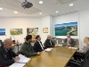 El alcalde, Ginés Campillo, y el concejal de Medioambiente, Gaspar Miras, impulsan la evaluación ambiental y el planteamiento urbano en una reunión con el director general de Medioambiente