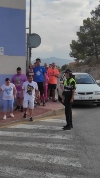 Policía Local enseña educación vial a los usuarios del Centro de Discapacidad Intelectual