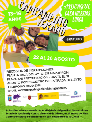 CARTEL CAMPAMENTO JOVENES