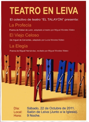 Cartel del Teatro de Leiva