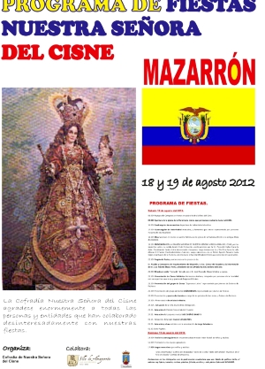 FIESTAS DEL CISNE 2012 PROGRAMA
