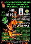 EL MAZARRÓN PÁDEL CLUB CELEBRA SU III ANIVERSARIO CON UN TORNEO