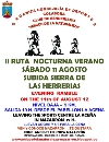 EL 11 DE AGOSTO LLEGA LA 2ª RUTA NOCTURNA DE SENDERISMO