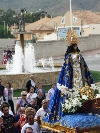 LA “VIRGEN DEL MILAGRO” LLEGA A MAZARRÓN ARROPADA POR UN GRAN NÚMERO DE VECIN@S